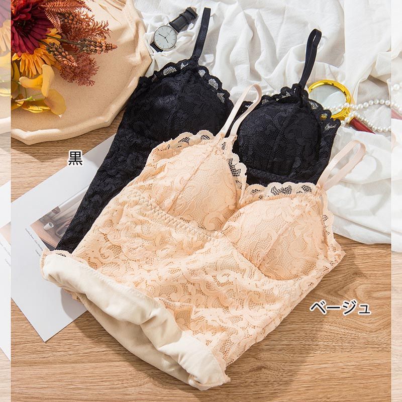 2023新作 下着 あったか ブラトップ 裏起毛 伸縮性 キャミソール 保温